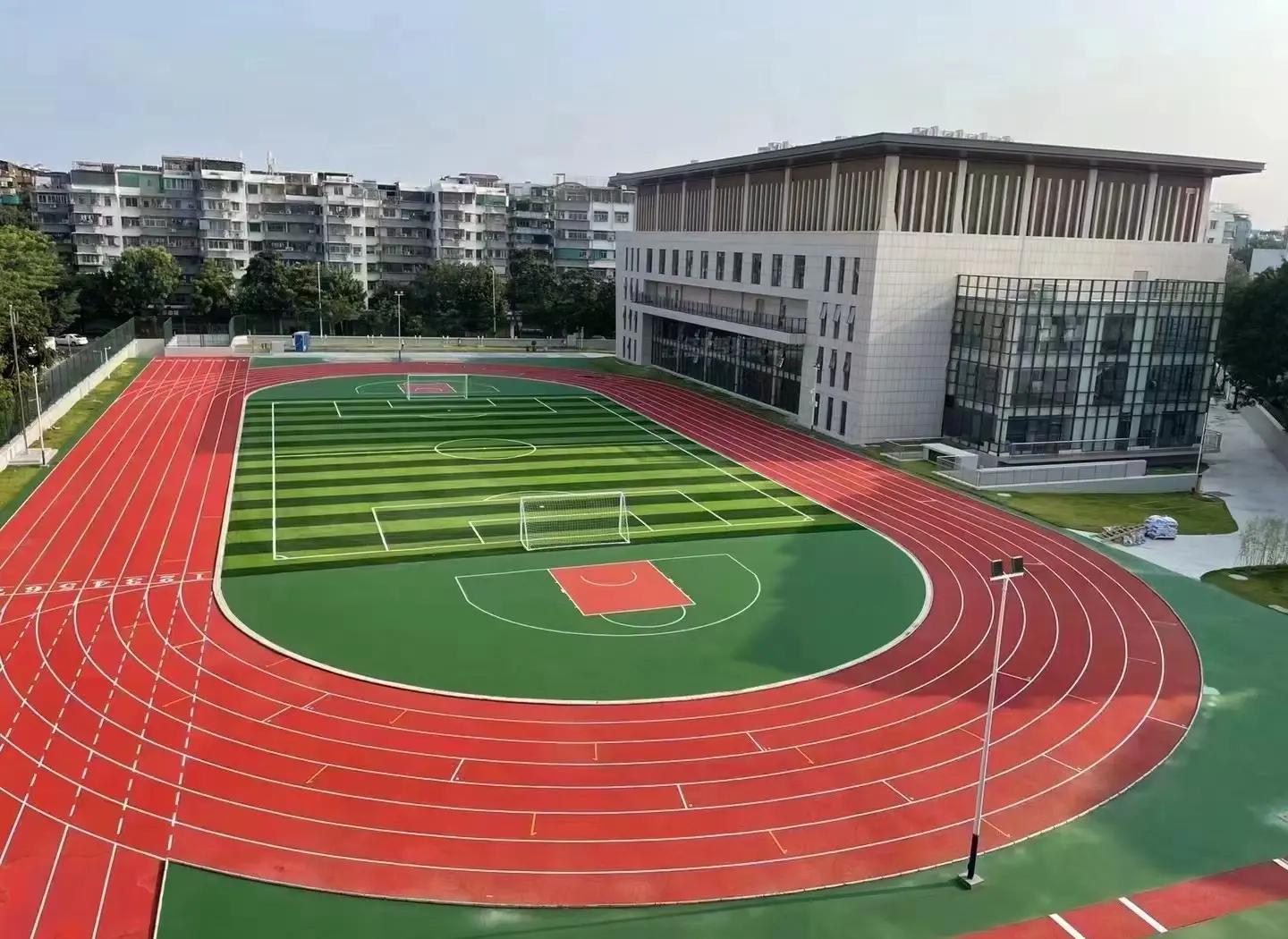 阿勒泰地区硅PU材料塑胶篮球场 - 方案
